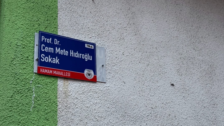 CEM METE HIDIROĞLU'NUN ADI DOĞDUĞU SOKAĞA VERİLDİ